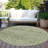 Machine Washable Indoor/Outdoor Xhevrie Green Rug-1860218333
