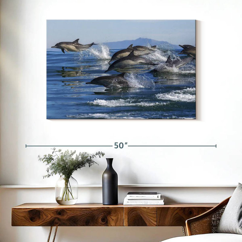 Crowle Dolphin Pod, H 26 po x l 39 po