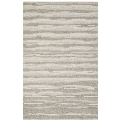 Highland Dunes Hand Tufted Wool Shizen Rug