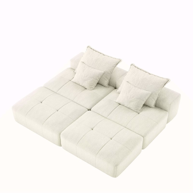 Canapé modulaire surdimensionné Modern, Beige