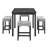 Shayleigh 5 - Person Four Leg Dining Set-1912021771-1912021768-1912021769