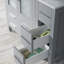 Ensemble de meuble-lavabo de salle de bain simple avec miroir 42 po Mance-24551101