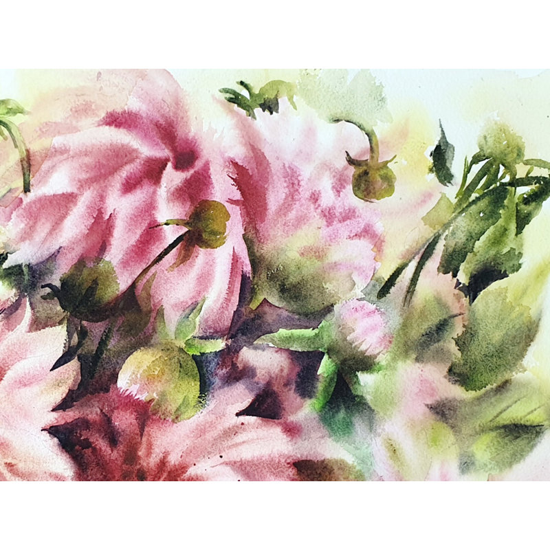 Bouquet de fleurs | Aquarelle sur papier par Puja Kumar