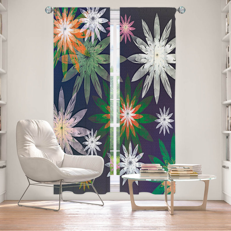 Paire de rideaux obscurcissant en polyester Emelyn, L 20 po x L 52 po