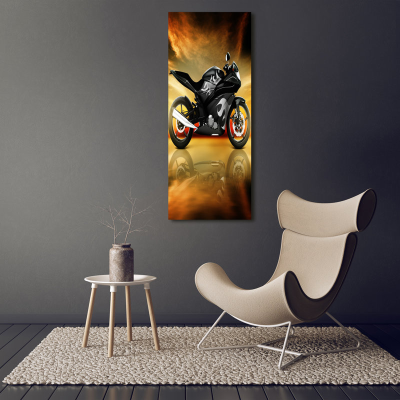 Motorcycle - Wrapped Canvas Print