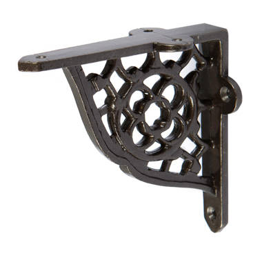 QuirkHub Antique Cast Iron Shelf Bracket