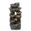 Outdoor Fountain with Lights