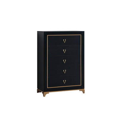 Kramer E650713F537747A2B6774EFCD13904BA CHEST , Black/Gold