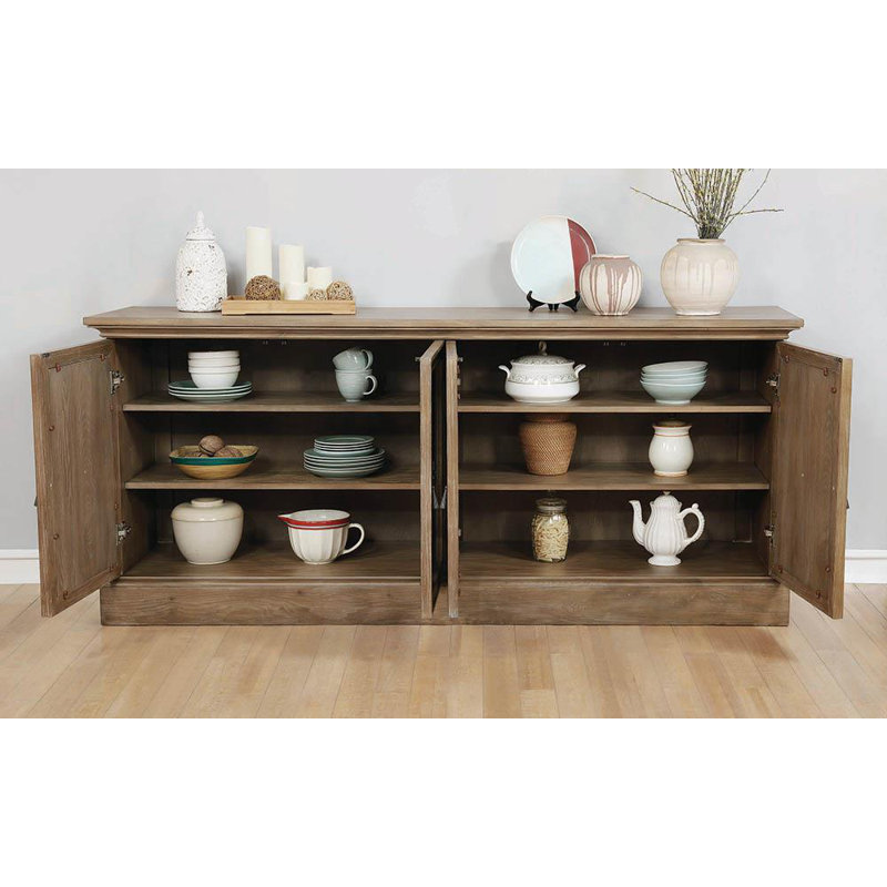 Buffet 4 portes Brockway Orge, Brun