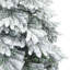  Artificial Hinged Christmas Tree Snow Flocked White-44975632