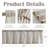 Linen Blend Striped Window Valance -1818519353