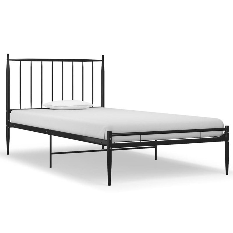Mcneill Metal Bed, white, 90 x 200 cm