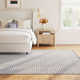 Cleodora Dots Handmade Area Rug in Ivory/Blue