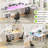 Joro L Shaped Desk with Cabinet 58.3 Inch Reversible Corner Computer Desk or 2 Person Long Table-960696422