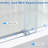 56-60in W x 66in H Single Sliding Shower Door 5/16"(8mm) Tempered Glass for Bathtub-116995146
