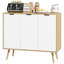 Buffet, armoire d'appoint avec tablettes réglables