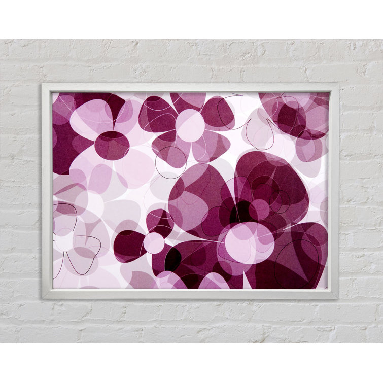 Ebern Designs Mauve Pink Daisies - Single Picture Frame Art Prints on ...