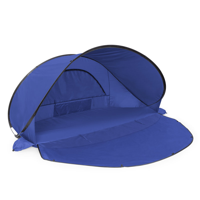 Tente de plage portable et escamotable pour être à l'abri du soleil Erik Manta, Bleu
