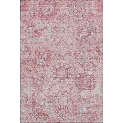 Premium Machine Washable Wayne AMF1102 Damask Rug