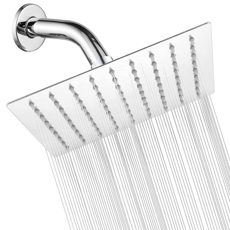 Pomme de douche chromée à fonction unique de 8 po de diamètre Eco-Performance