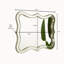 Miroir de 24 po Fleuron