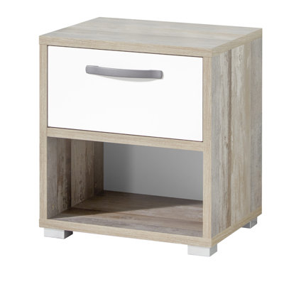 Smith 49cm W Wood Material Bedside Table