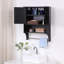 Armoire de rangement au-dessus de la toilette-169323628