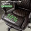 200KG Heavy Duty High Back Executive Chair Ergonomic Computer Desk Chair with Adjustable Lumbar Support-351224316-335807780