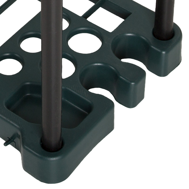 Stalwart Garden Tool Organizer - Utility Rack Maximizes Yard Tool Storage - Garage Space Saver