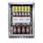 Summit Appliance 23.38'' W Convertible 108 Cans (12 oz.) 5 Cubic Feet Outdoor Rated Beverage Cooler with Reversible Glass Door
