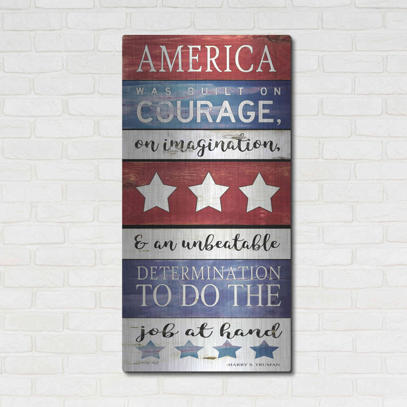" America Panel " by Cindy Jacobs, 48" H x 24" W