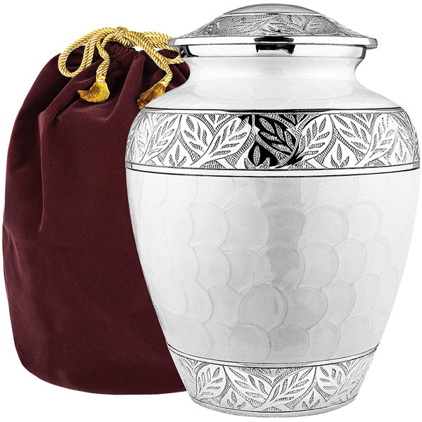 Trupoint Memorials Silver Linings Large Cremation Urn For Human Ashes ...