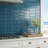 11.8" x 12.5" Glazed Brushed Texture Recycled Glass Wall Mosaic Tile-125762615