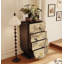 Commode d'appoint en bois massif style antique