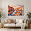 Art mural en métal beige du sud-ouest, Arroyo Stream 96-521367447