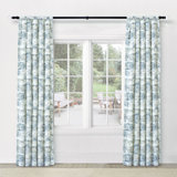 Solstice Printed Curtain Panel In Spa