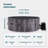 RELXTIME Inflatable Hot Tub 5 To 7 Person Round Hottub,Portable Outdoor Air Jet Spa 71'' X 71'' with Energy-saving Insulation Cover, 130 Bubble Massage Nozzles, 2 Filter Cartridges, 1 Floor Mats