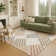 Machine Washable Indoor/Outdoor Bourkelands ACN2339 Geometric Rug