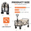 Chariot de jardin PortableUtility Wagon