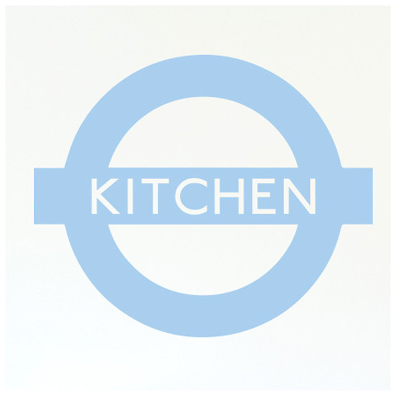 Wall Decal, Light Blue, Large