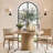 47" Solid Round Pedestal Kitchen Dining Table-1684990775