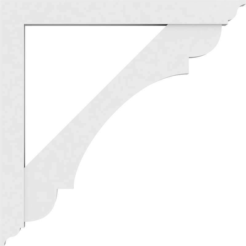 Support standard en uréthane de style olympique avec extrémités traditionnelles, brun clair apprêté