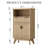 Storage Cabinet With Doors And Drawers, Solid Wood Legs