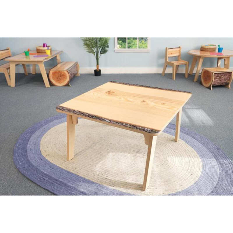 Table d'activités Live Edge, H 20 po x L 35 po x l 35 po