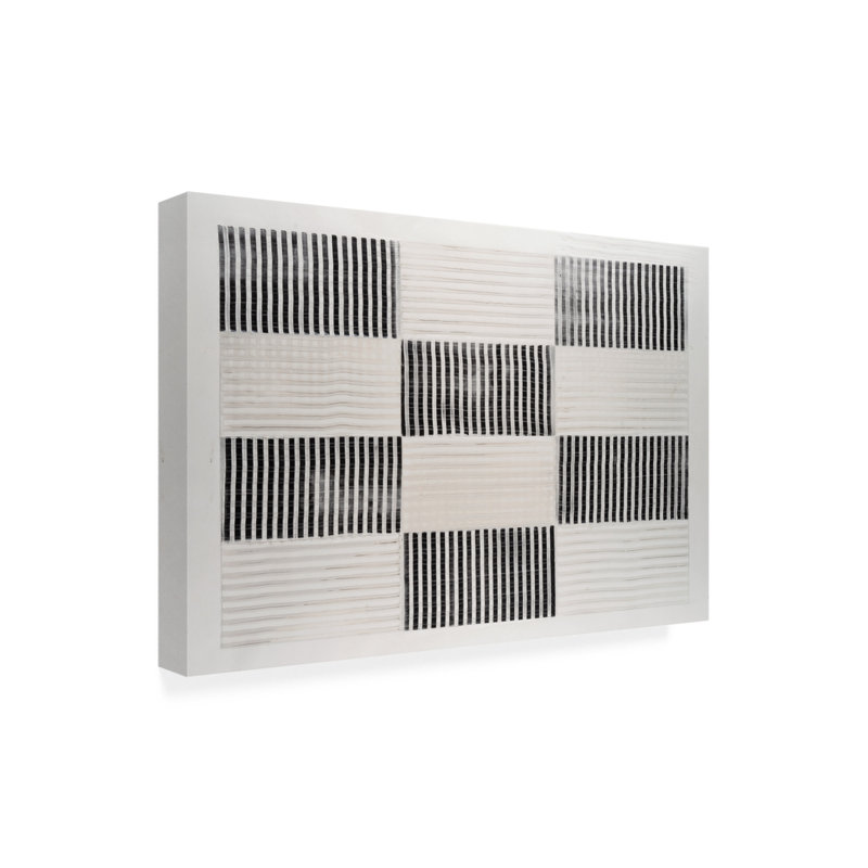 Art mural sur toile à damier embelli II Wrought Studio ™, H 30 po x l 47 po