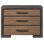 Modern Veil 38" Wide Two-Tone Soft Close Bachelors Chest with Built-In USB Power