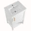 Meuble-lavabo simple avec comptoir Wilcoxen-584282291