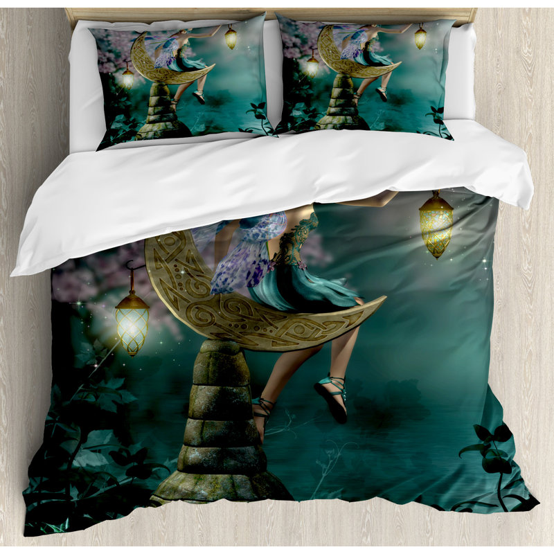 Modern & Contemporary Duvet Cover, King Duvet Cover + 2 King Shams