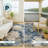 Machine Washable Indoor/Outdoor Chantille ACN2934 Floral Rug-128960761