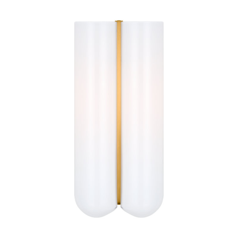 Cheverny 1 - Light Flush Mounted Sconce, Burnished Brass
